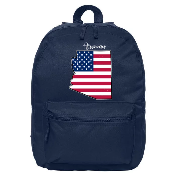 Arizona United States Map 16 in Basic Backpack