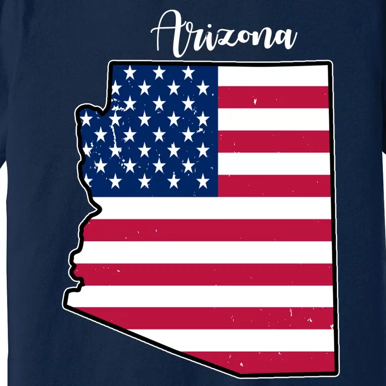 Arizona United States Map Premium T-Shirt