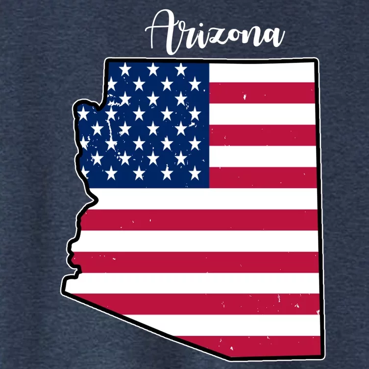 Arizona United States Map Women's Crop Top Tee