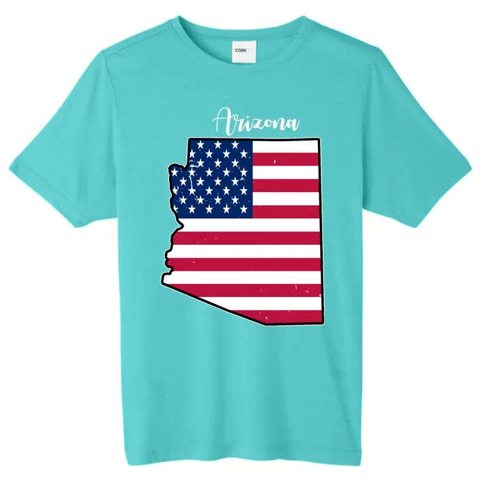 Arizona United States Map ChromaSoft Performance T-Shirt