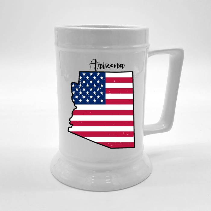 Arizona United States Map Front & Back Beer Stein