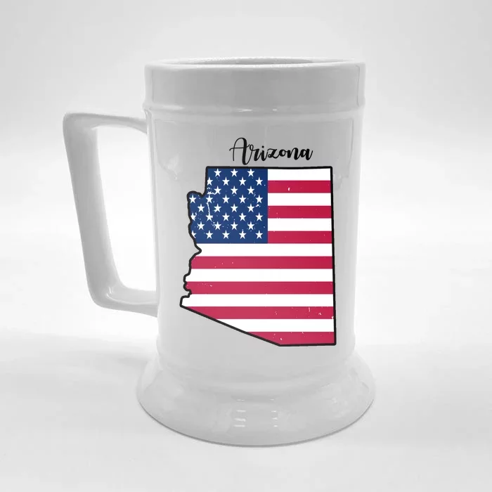 Arizona United States Map Front & Back Beer Stein