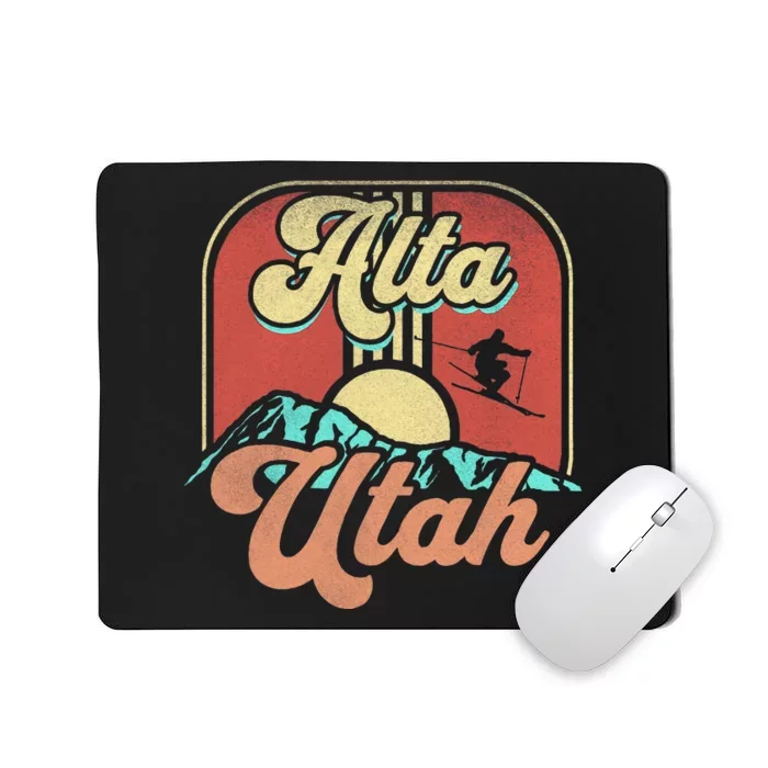 Alta Utah Ski Outdoors Mousepad