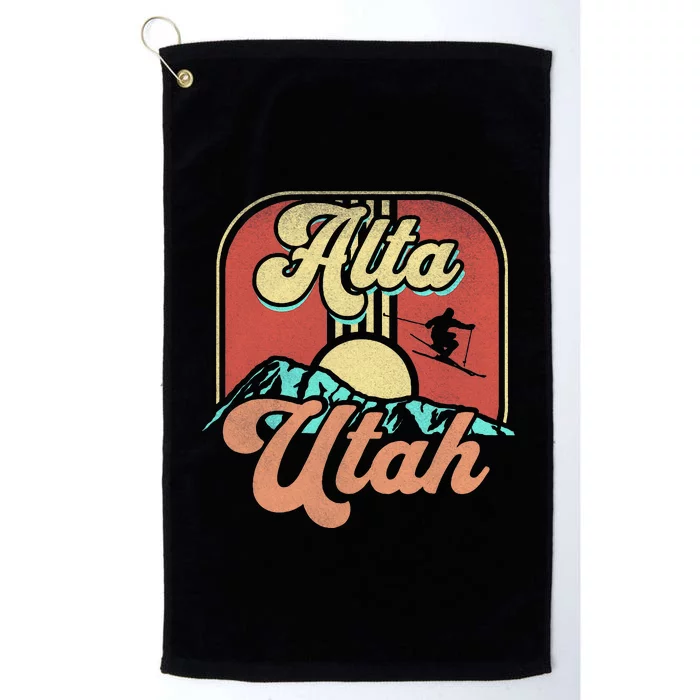 Alta Utah Ski Outdoors Platinum Collection Golf Towel