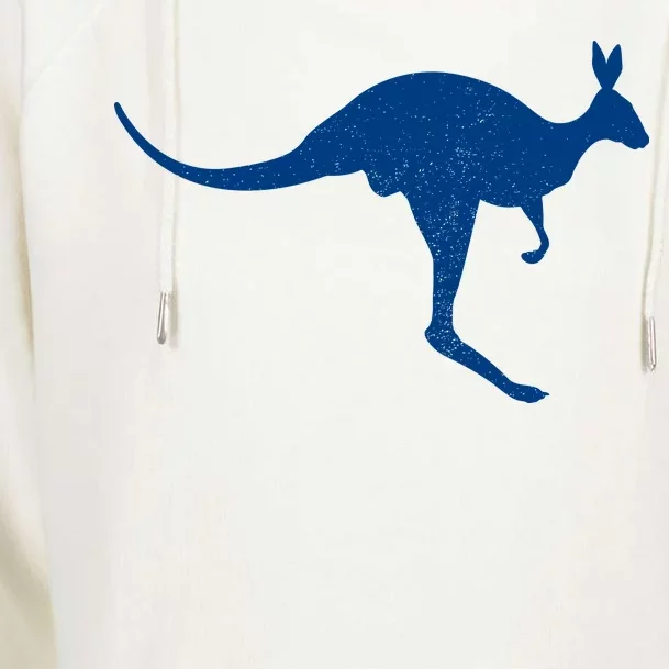 Aussie Kangaroo Womens Funnel Neck Pullover Hood