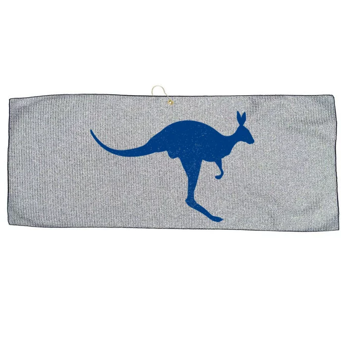 Aussie Kangaroo Large Microfiber Waffle Golf Towel