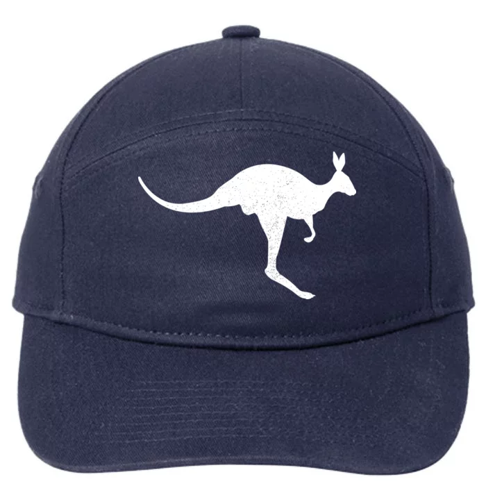 Aussie Kangaroo 7-Panel Snapback Hat