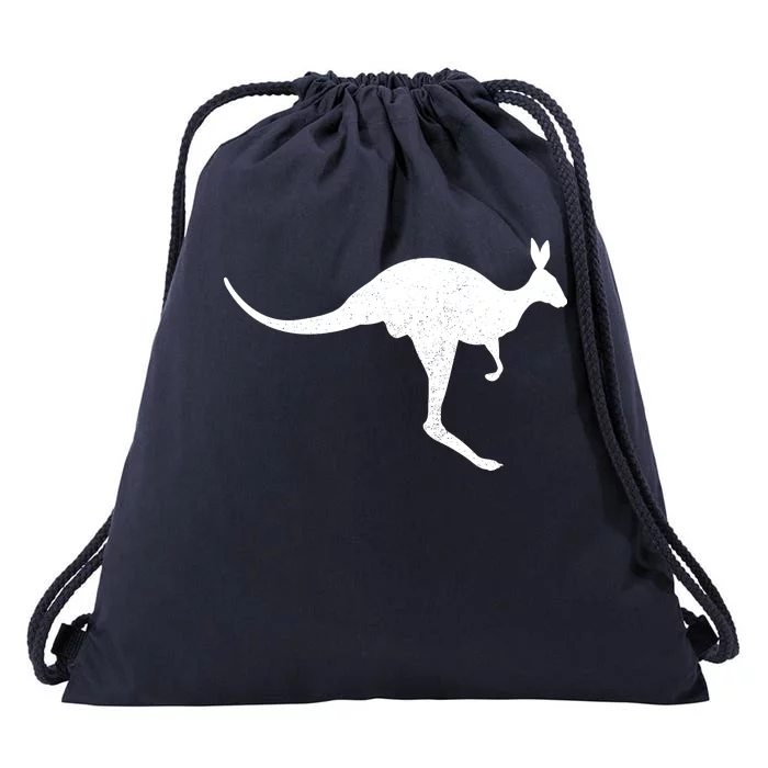 Aussie Kangaroo Drawstring Bag