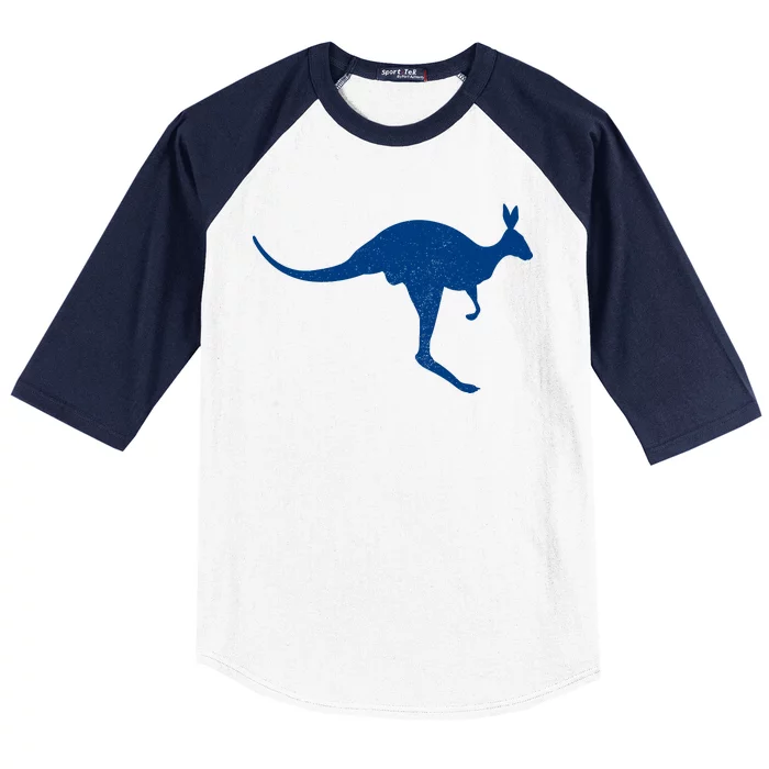 Aussie Kangaroo Baseball Sleeve Shirt