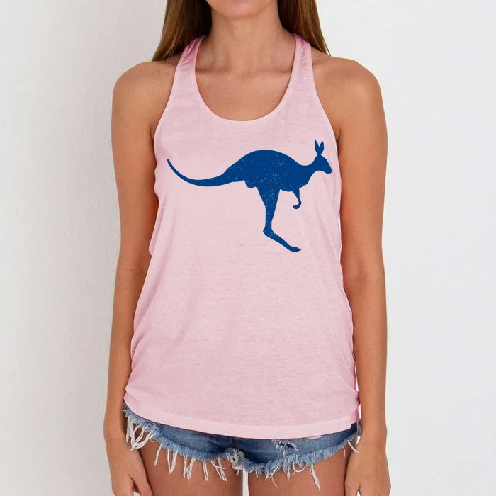 Aussie Kangaroo Women's Knotted Racerback Tank