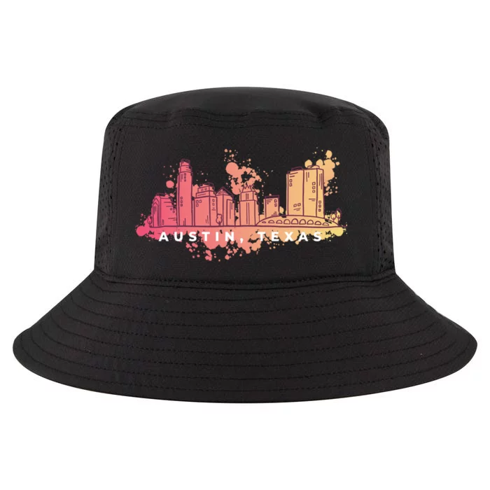 Austin Texas Skyline Cool Comfort Performance Bucket Hat