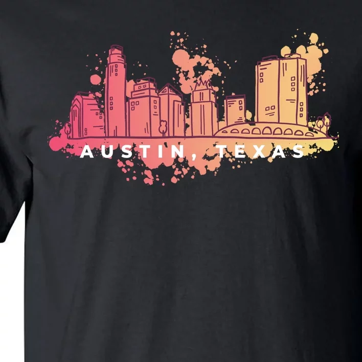 Austin Texas Skyline Tall T-Shirt