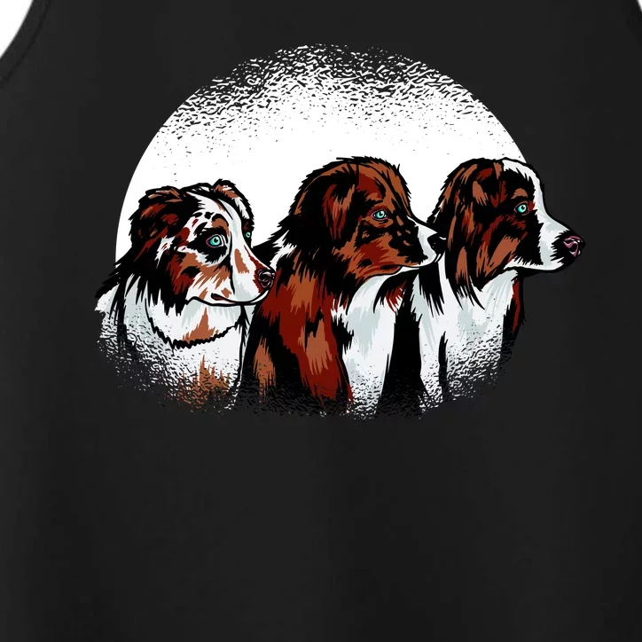 Australian Shepherd Dogs Performance Tank