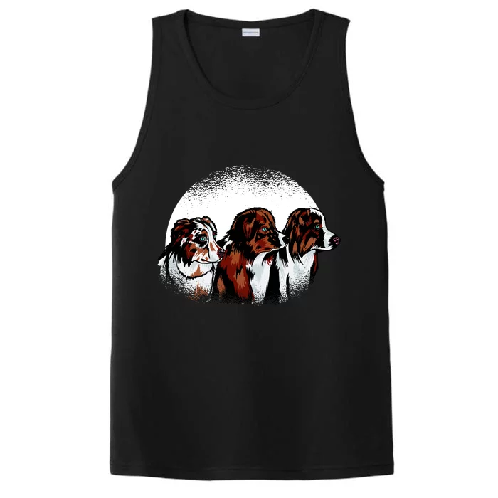 Australian Shepherd Dogs Performance Tank