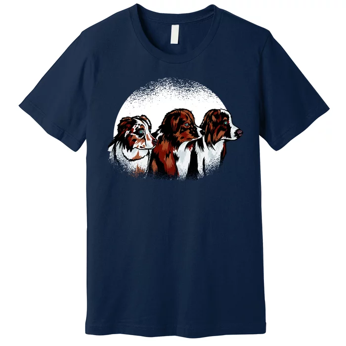 Australian Shepherd Dogs Premium T-Shirt