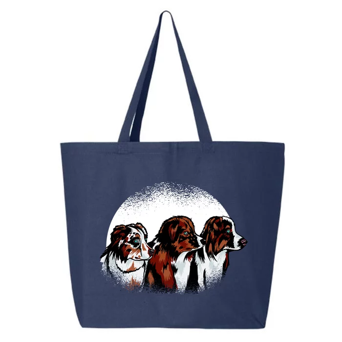 Australian Shepherd Dogs 25L Jumbo Tote