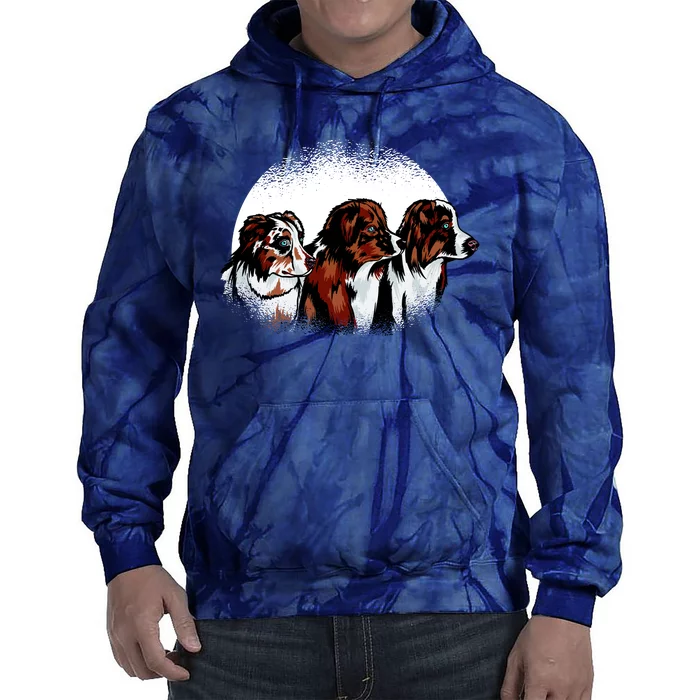 Australian Shepherd Dogs Tie Dye Hoodie