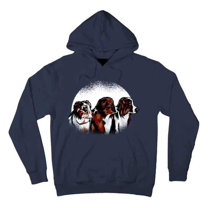 Australian Shepherd Dogs Tall Hoodie