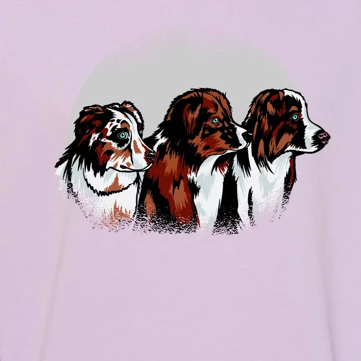 Australian Shepherd Dogs Garment-Dyed Sweatshirt