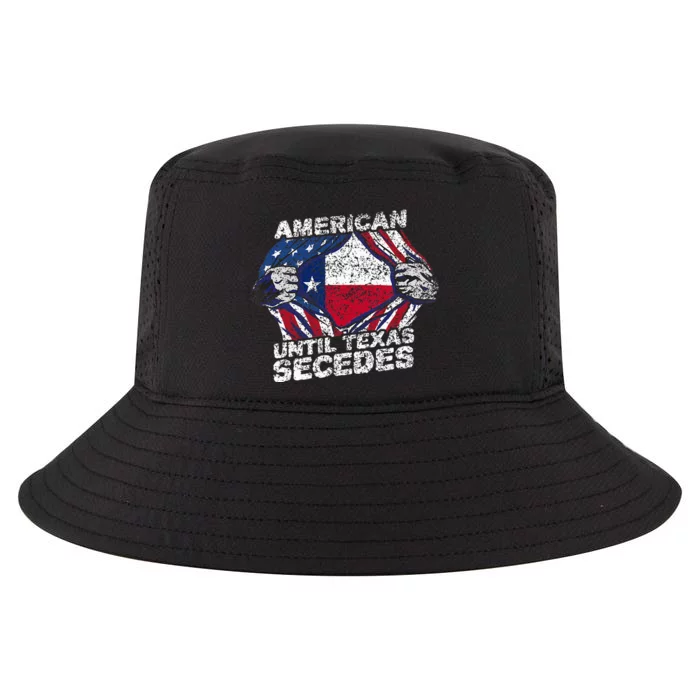 American Until Texas Secedes Sayings Texan Pride State Us Cool Comfort Performance Bucket Hat