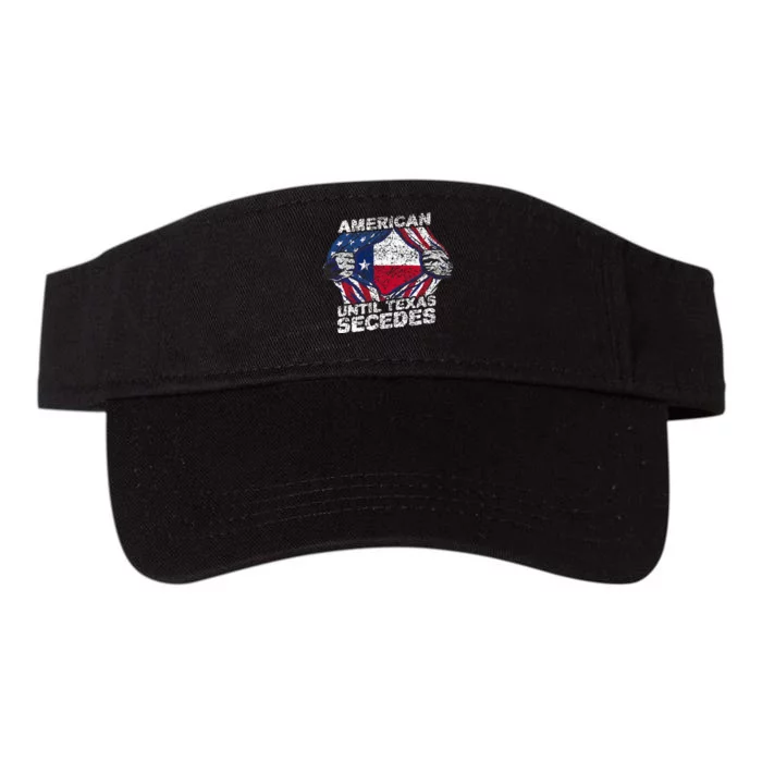 American Until Texas Secedes Sayings Texan Pride State Us Valucap Bio-Washed Visor