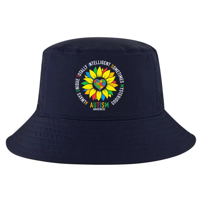 Always Unique Totally Intelligent Sometimes Mysterious Great Gift Cool Comfort Performance Bucket Hat