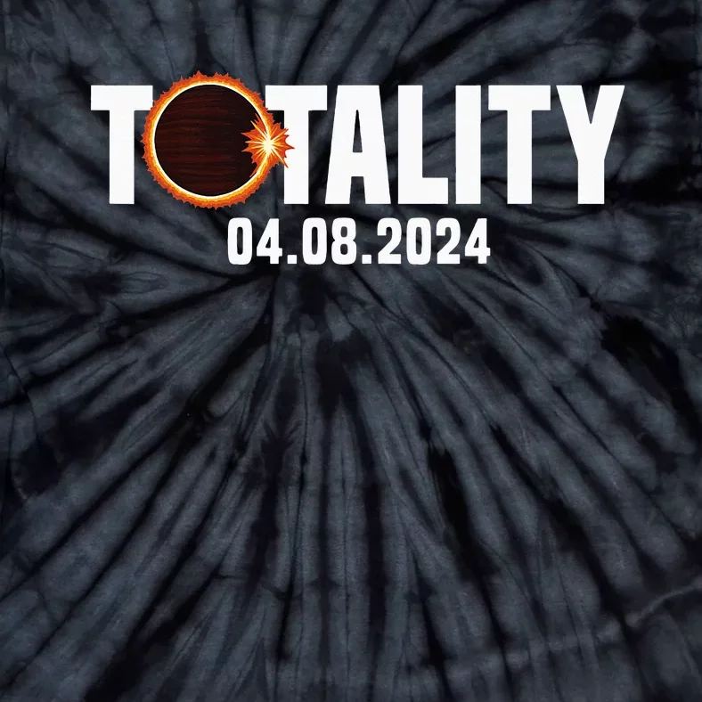 American US Total Totality 04.08.2024 Solar Lunar Eclipse Tie-Dye T-Shirt