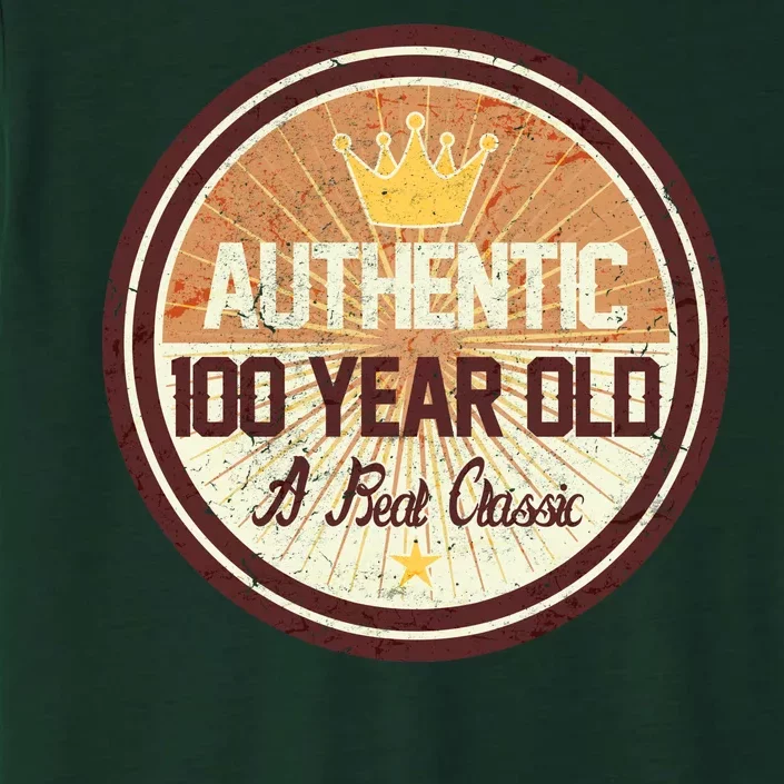 Authentic 100 Year Old Classic 100th Birthday ChromaSoft Performance T-Shirt