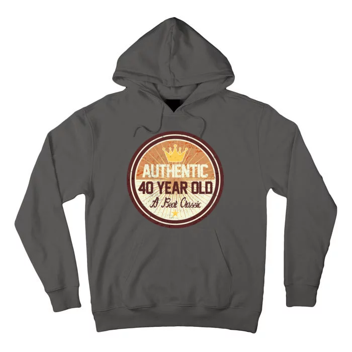 Authentic 40 Year Old Classic 40th Birthday Tall Hoodie