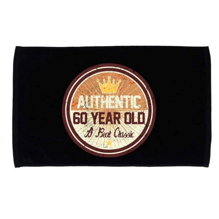 Authentic 60 Year Old Classic 60th Birthday Microfiber Hand Towel