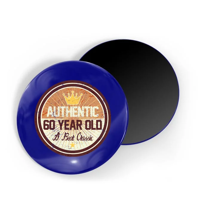 Authentic 60 Year Old Classic 60th Birthday Magnet