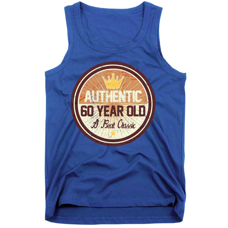 Authentic 60 Year Old Classic 60th Birthday Tank Top