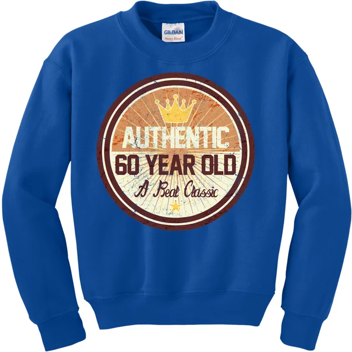 Authentic 60 Year Old Classic 60th Birthday Kids Sweatshirt