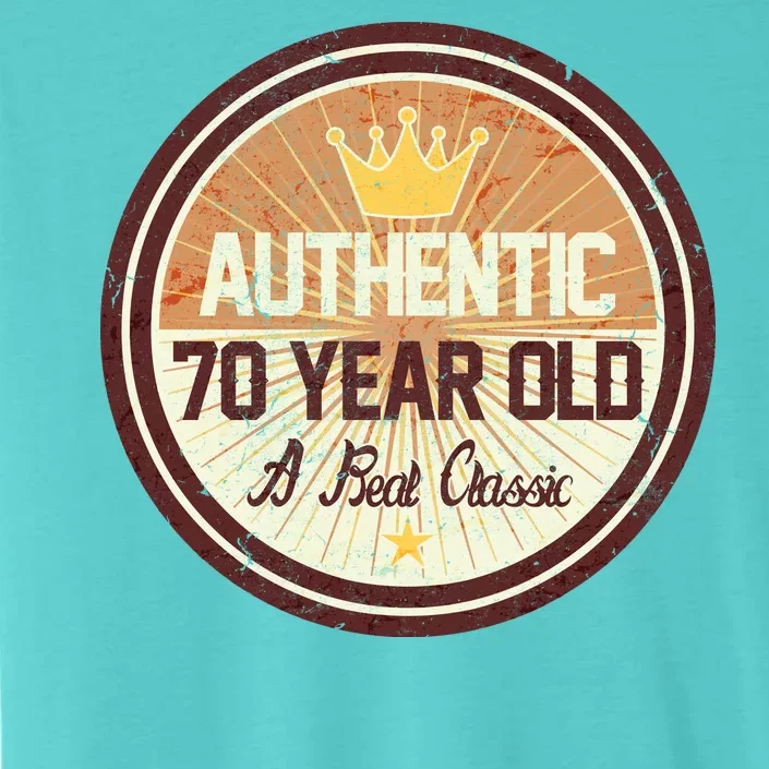 Authentic 70 Year Old Classic 70th Birthday ChromaSoft Performance T-Shirt