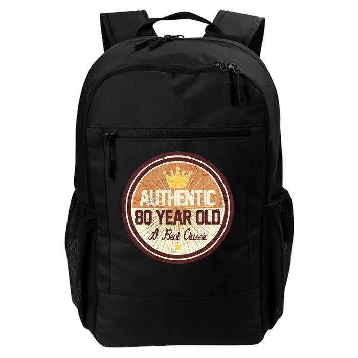 Authentic 80 Year Old Classic 80th Birthday Daily Commute Backpack