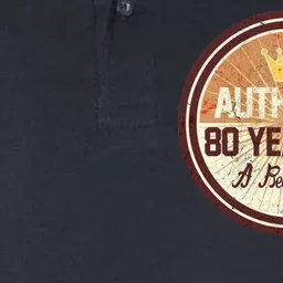 Authentic 80 Year Old Classic 80th Birthday Softstyle Adult Sport Polo