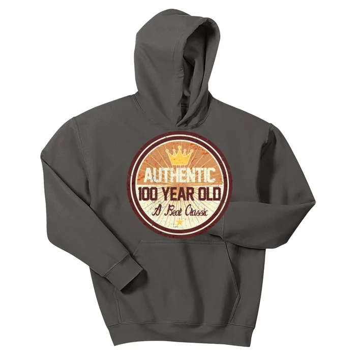 Authentic 90 Year Old Classic 90th Birthday Kids Hoodie