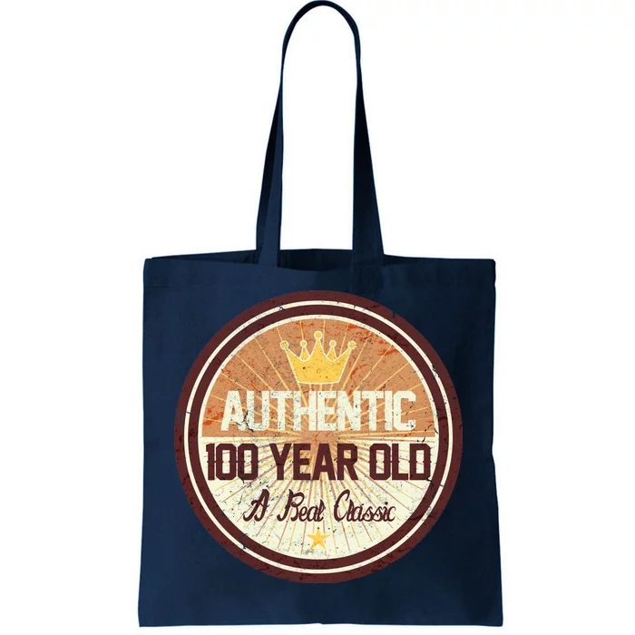 Authentic 90 Year Old Classic 90th Birthday Tote Bag