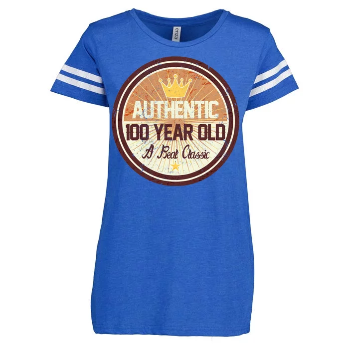 Authentic 90 Year Old Classic 90th Birthday Enza Ladies Jersey Football T-Shirt