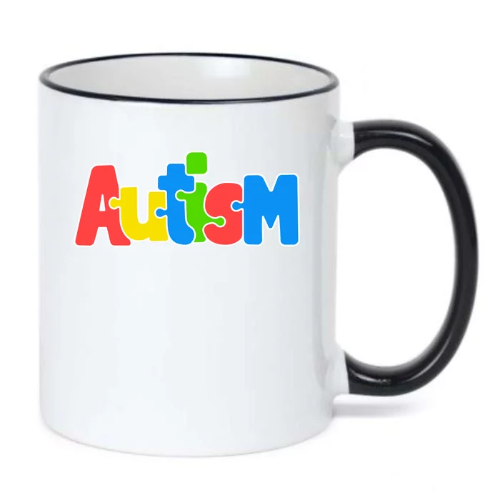 Autism - It's Ok To Be Different Crayons Black Color Changing Mug