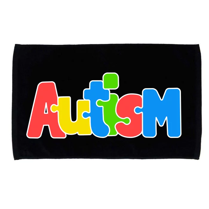 Autism - It's Ok To Be Different Crayons Microfiber Hand Towel