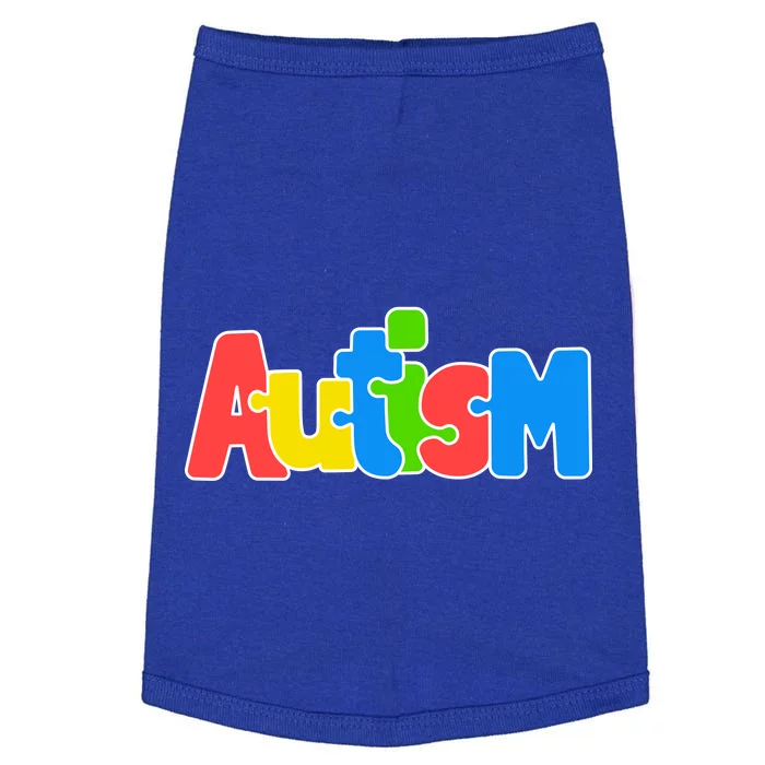 Autism - It's Ok To Be Different Crayons Doggie Tank