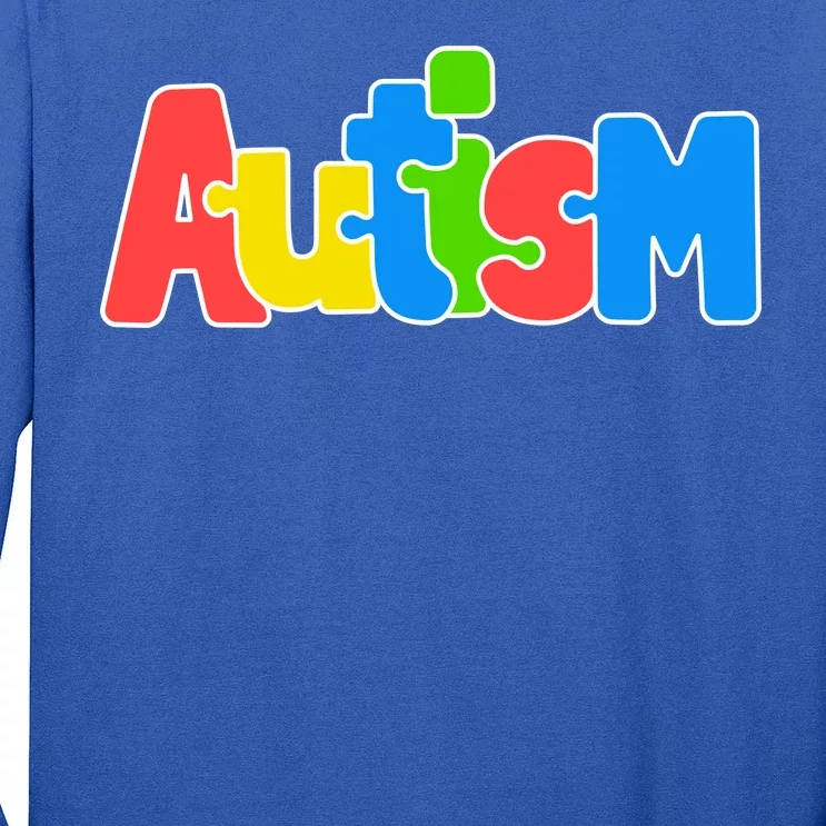 Autism - It's Ok To Be Different Crayons Long Sleeve Shirt