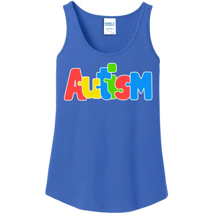 Autism - It's Ok To Be Different Crayons Ladies Essential Tank