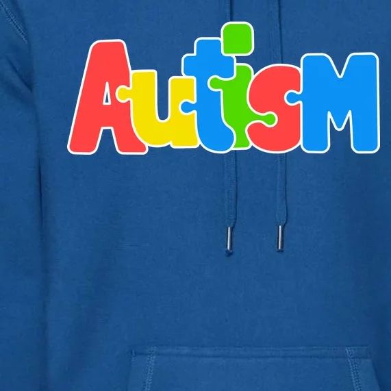 Autism - It's Ok To Be Different Crayons Premium Hoodie