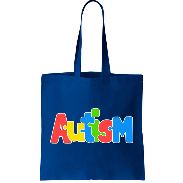 Autism - It's Ok To Be Different Crayons Tote Bag