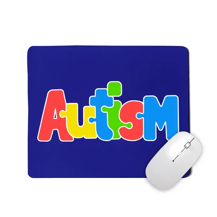 Autism - It's Ok To Be Different Crayons Mousepad