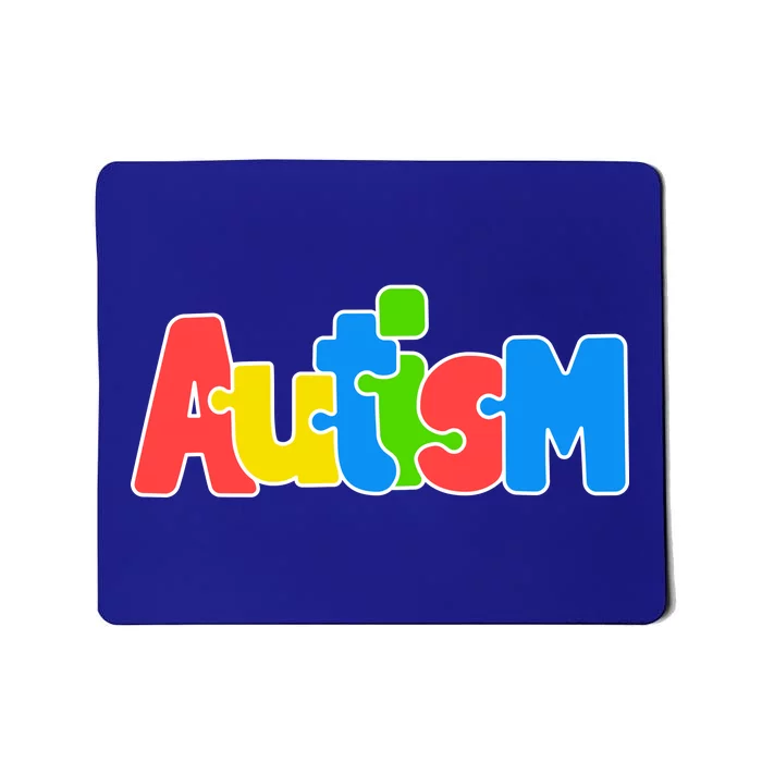 Autism - It's Ok To Be Different Crayons Mousepad