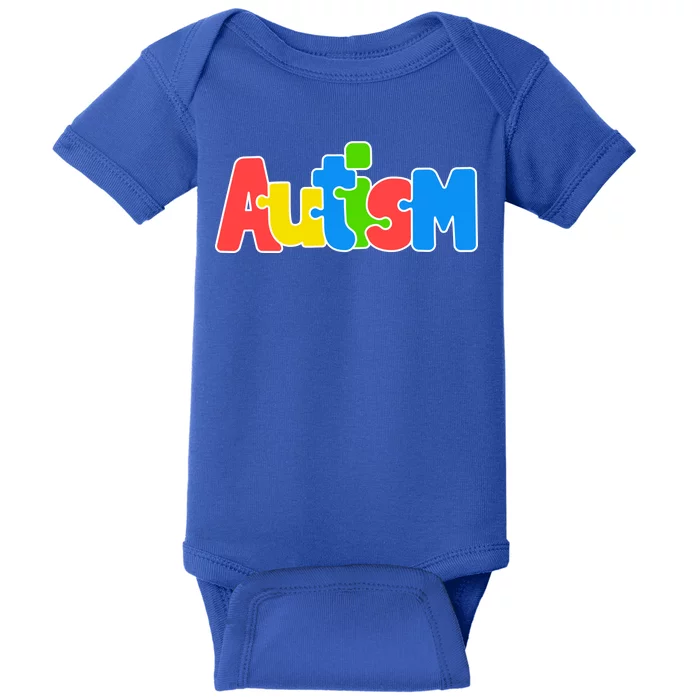 Autism - It's Ok To Be Different Crayons Baby Bodysuit