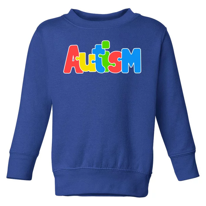 Autism - It's Ok To Be Different Crayons Toddler Sweatshirt